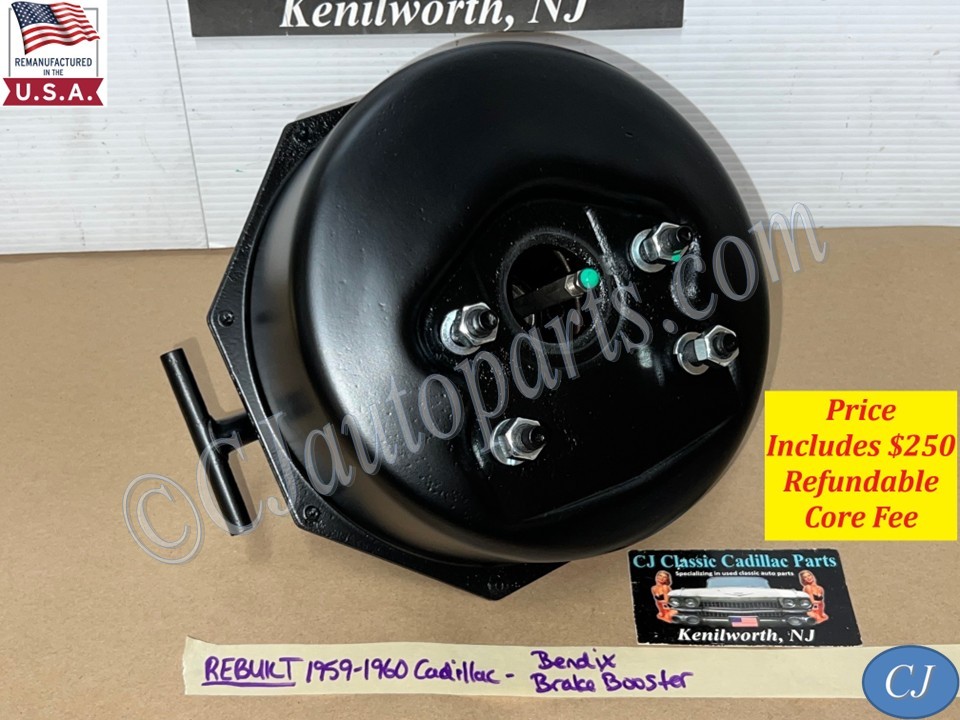 REBUILT 1959-1960 CADILLAC DEVILLE FLEETWOOD ELDORADO BENDIX POWER BRAKE BOOSTER